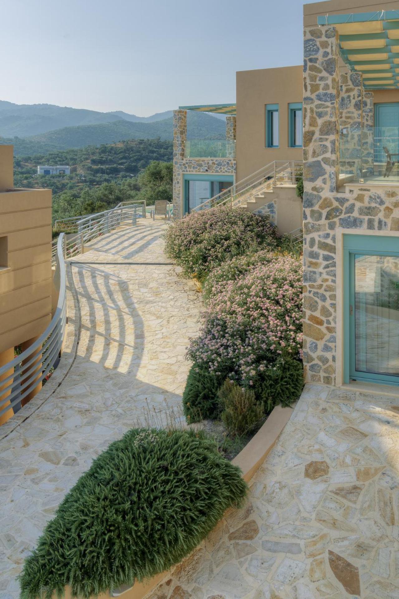 Ouzo Panoramic Houses 1, With Private Pool Plomari Buitenkant foto