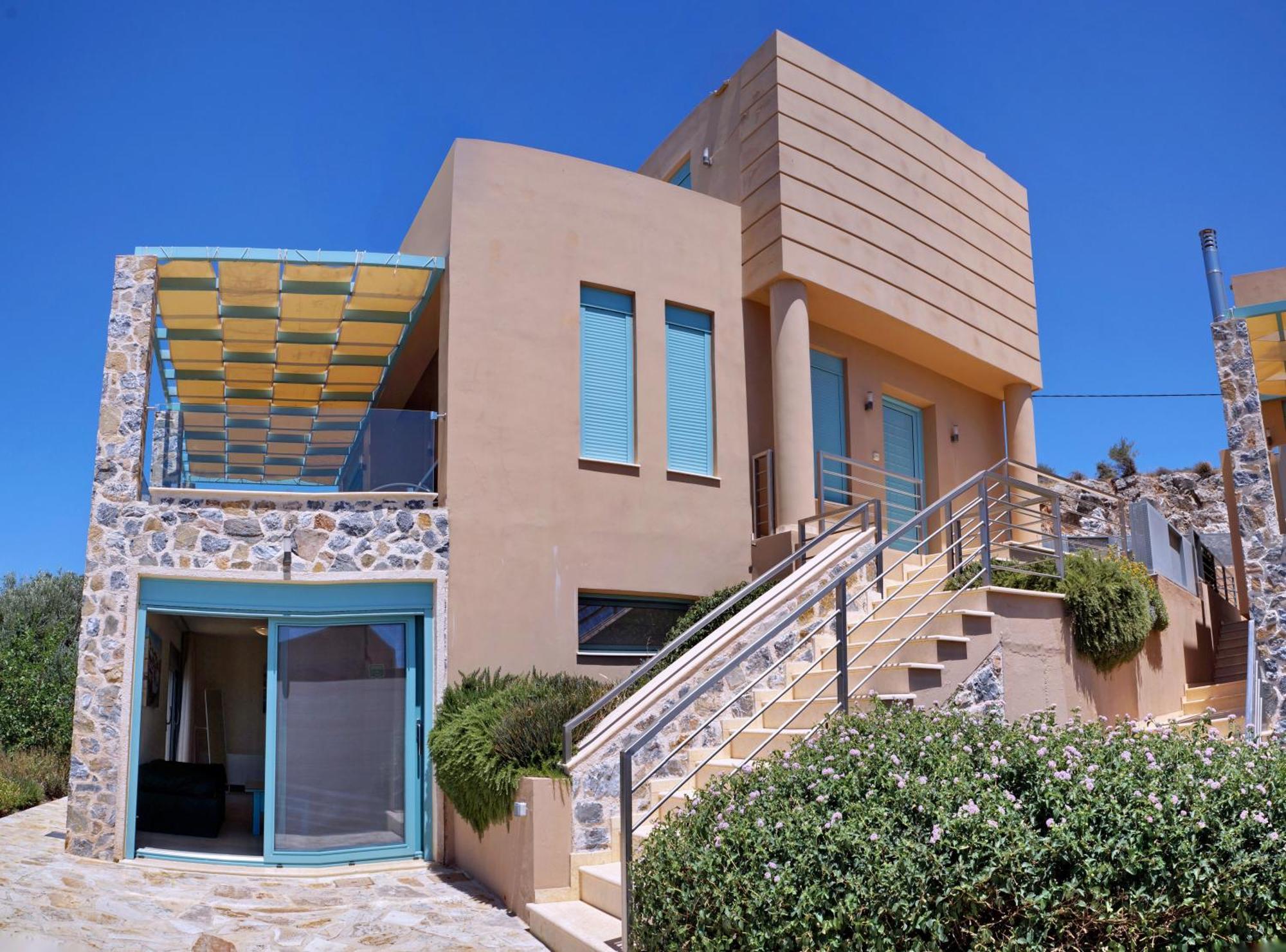 Ouzo Panoramic Houses 1, With Private Pool Plomari Buitenkant foto