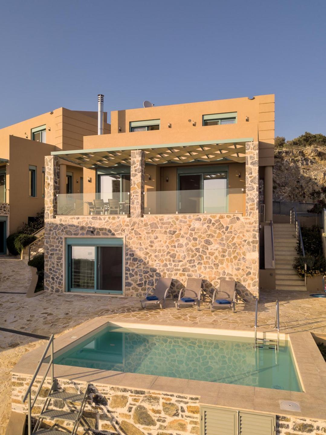 Ouzo Panoramic Houses 1, With Private Pool Plomari Buitenkant foto