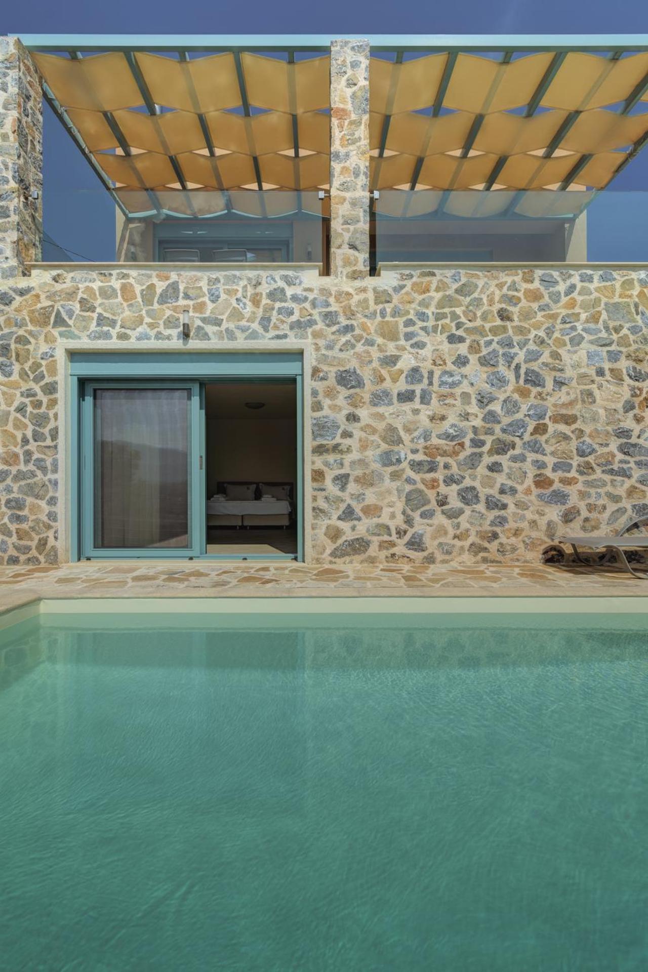 Ouzo Panoramic Houses 1, With Private Pool Plomari Kamer foto
